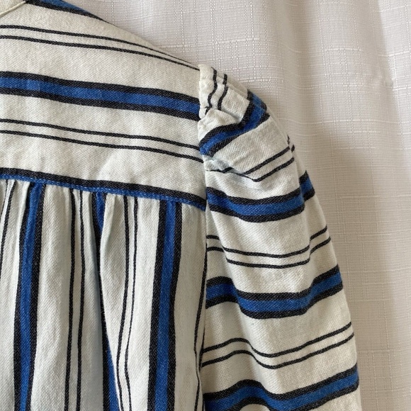 Ba&sh Women’s Striped blouses Cotton Blue White Lady 1 - Picture 13 of 15